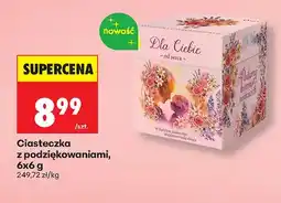 Biedronka Ciasteczka z podziękowaniami 6-pak oferta