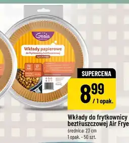 Polomarket Wkłady do frytkownicy beztłuszczowej Air Fryer Gosia średnica: 23cm oferta