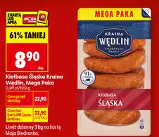Biedronka Kiełbasa Śląska Kraina Wędlin, Mega Paka oferta