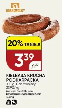 Chata Polska Kiełbasa krucha podkarpacka dobrowolscy oferta