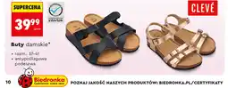 Biedronka CLEVÉ Buty damskie oferta