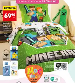 Biedronka Komplet pościeli dziecięcej z bawełny oferta