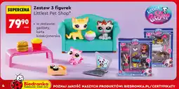 Biedronka Zestaw 3 figurek Littlest Pet Shop oferta