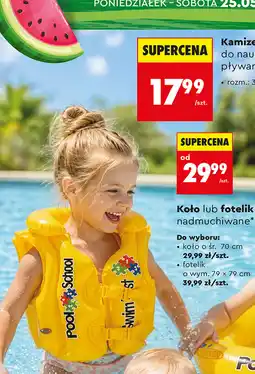 Biedronka Kamizelka do nauki pływania INTEX oferta