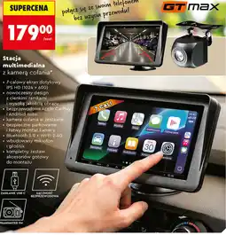 Biedronka Stacja multimedialna z kamerą cofania GT max oferta
