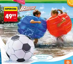 Biedronka Zestaw do gry w piłkę XXL lub nadmuchiwane kombinezony oferta