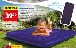 Biedronka Materac nadmuchiwany oferta
