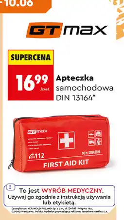 Biedronka Apteczka samochodowa oferta