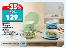 Biedronka LUMINARC Komplet obiadowy Diwali 18 elementów oferta