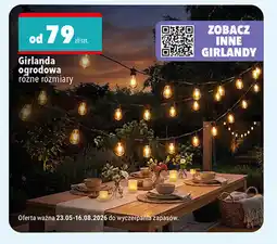 Biedronka Girlanda ogrodowa różne rozmiary oferta
