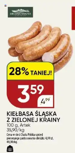 Chata Polska Kiełbasa śląska z zielonej krainy artek oferta