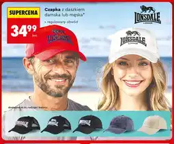 Biedronka Czapka z daszkiem męska Lonsdale oferta