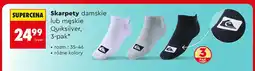 Biedronka Skarpety damskie Quiksilver 3-pak oferta