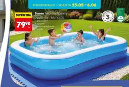 Biedronka Basen nadmuchiwany 262x175x51cm oferta