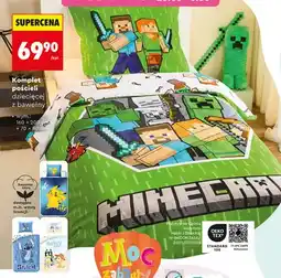 Biedronka Komplet pościeli dziecięcej z bawełny 160x200cm + 70x80cm oferta
