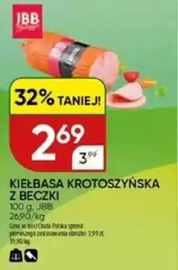 Chata Polska Kiełbasa krotoszyńska z beczki jbb oferta