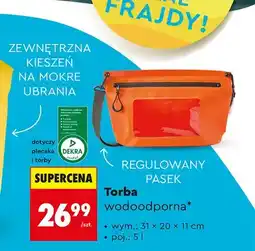 Biedronka Torba wodoodporna wym.: 31x20x11cm poj oferta
