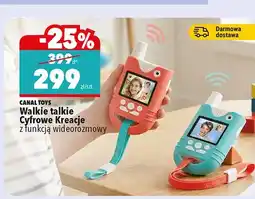 Biedronka Walkie talkie CANAL TOYS Cyfrowe Kreacje z funkcją wideorozmowy oferta