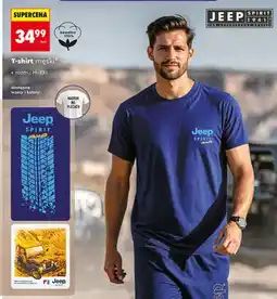 Biedronka T-shirt męski JEEP SPIRIT bawełna 100% rozm.: M-XXL oferta