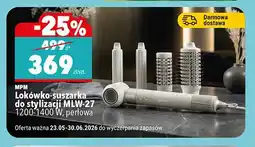 Biedronka Lokówko-suszarka do stylizacji MPM MLW-27 1200-1400W perłowa oferta