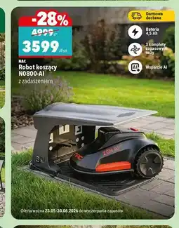 Biedronka Robot koszący NAC N0800-AI z zadaszeniem oferta