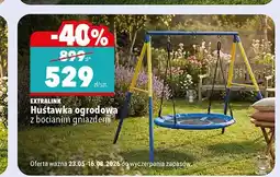 Biedronka Huśtawka ogrodowa EXTRALINK z bocianim gniazdem oferta