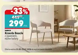 Biedronka Krzesło Boucle SANICO z oparciem oferta