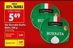 Biedronka Ser Burrata Gusto Bello , 125 g oferta