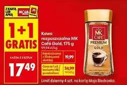 Biedronka Kawa rozpuszczalna MK Café Gold 175 g oferta
