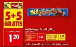 Biedronka WAFLE MEGA GRZEŚKI, 48 G oferta