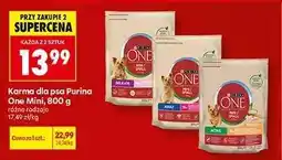 Biedronka Karma dla psa Purina One Mini 800 g oferta