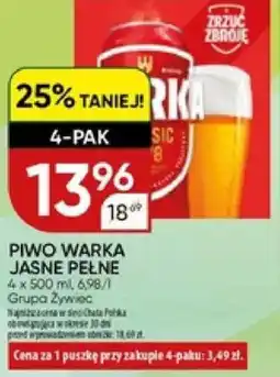 Chata Polska Piwo warka jasne pełne grupa żywiec oferta