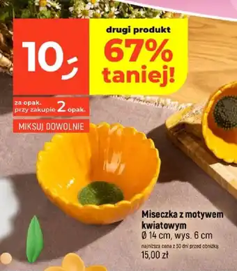 Miseczka z motywem kwiatowym