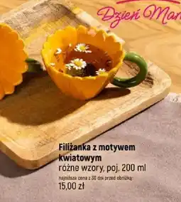 Dealz Filiżanka z motywem kwiatowym oferta