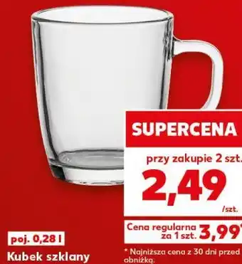 Kaufland Kubek szklany oferta