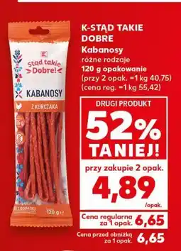 Kaufland Kabanosy z kurczaka Stąd Takie Dobre! oferta
