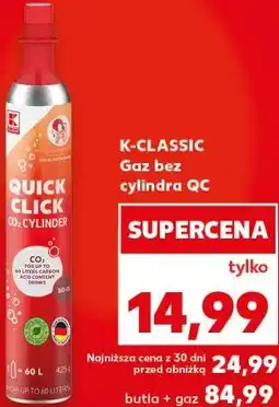 Kaufland K-CLASSIC Gaz bez cylindra QC oferta