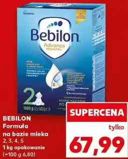 Kaufland BEBILON Formuła na bazie mleka 2, 3, 4, 5 1 kg opakowanie oferta