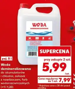 Kaufland Woda demineralizowana oferta