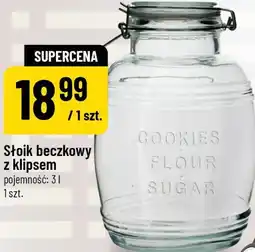 Polomarket Słoik beczkowy z klipsem pojemność oferta