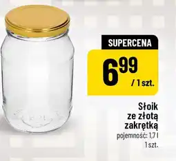 Polomarket Słoik ze złotą zakrętką pojemność oferta