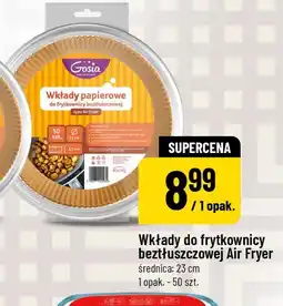 Polomarket Wkłady do frytkownicy beztłuszczowej Air Fryer Gosia, 23 cm, 50 szt oferta