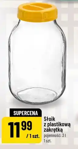 Polomarket Słoik z plastikową zakrętką pojemność oferta