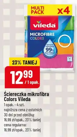 Polomarket Ściereczka mikrofibra Colors Vileda 1 opak. - 4 szt oferta