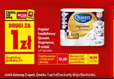 Biedronka Papier toaletowy Queen Supreme, 9 rolek oferta