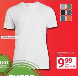 Selgros T-shirt męski gładki oferta
