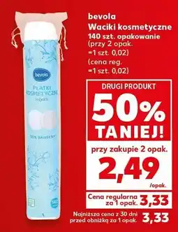 Kaufland Waciki kosmetyczne bevola oferta