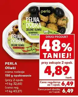 Kaufland Oliwki zielone w marynacie czosnkowo-ziołowej Perla oferta