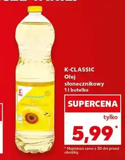 Kaufland Olej słonecznikowy K-Classic oferta