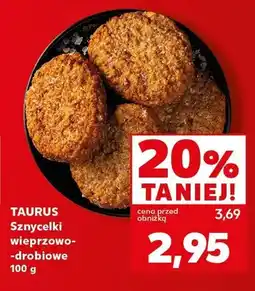 Kaufland Sznycelki wieprzowo-drobiowe TAURUS oferta